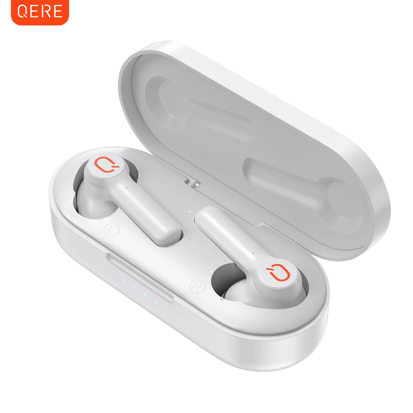 QERE E20 Wireless Headphones TWS Bluetooth 5.3 HD Microphone HIFI Earphones 13mm Driver 68Ms Low Latency 4 Mics ENC Call New