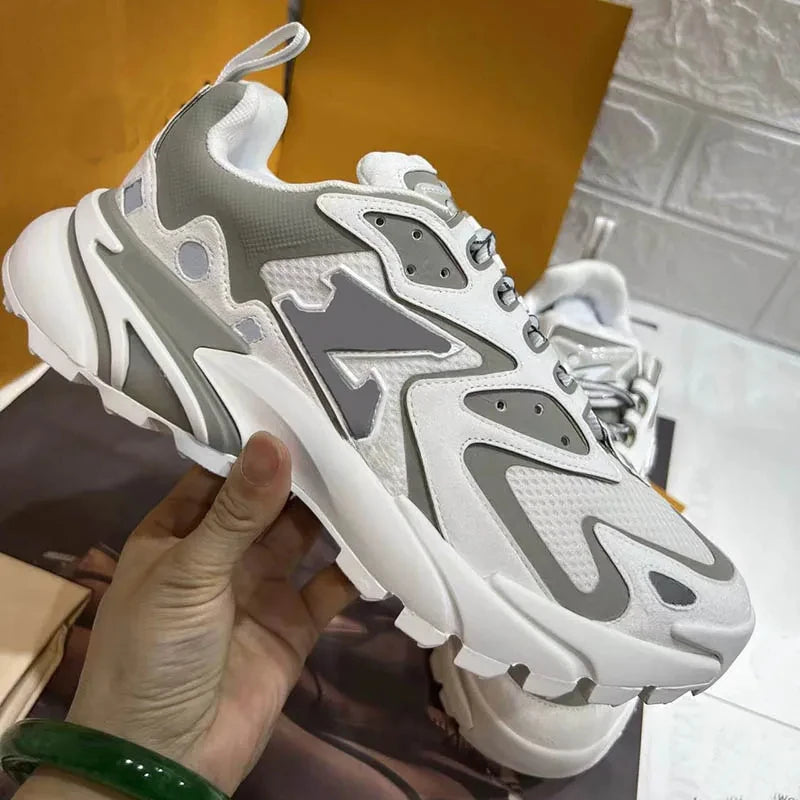 Designer B30 Runner Tatic Men's Sneakers Fashion mesh suede stitching casual sneakers Men's outdoor B22 jogging shoes