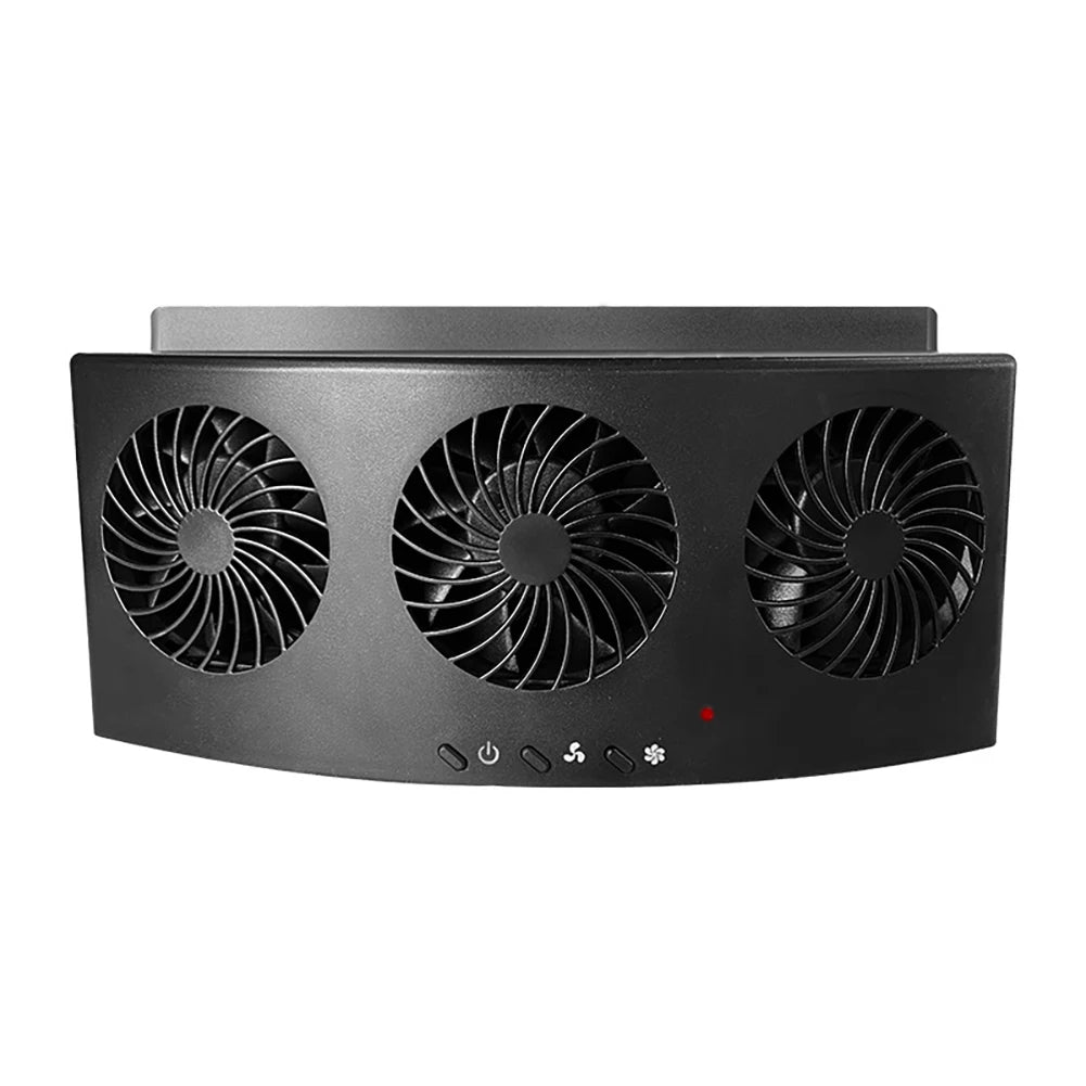 Auto Interior Radiator Three Head Car Cooling Fan USB Powered 5V Ventilation Fan 4000RPM Mini Auto Ventilator Summer Car Supplies