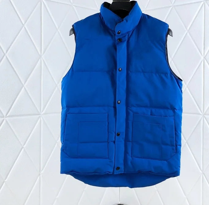 Men's Daily winter down vest Classic waistcoat Famous designer designed Luxury brand high-quality Winter warm Simple coat