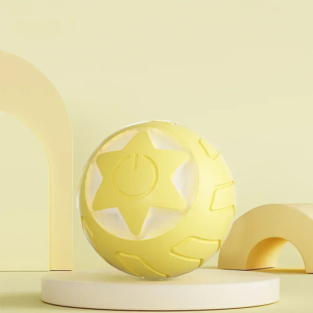 Smart Cat Toy Automatic Rolling Ball Interactive Electric Self-Moving Kitten Toy Indoor Cat Accessories