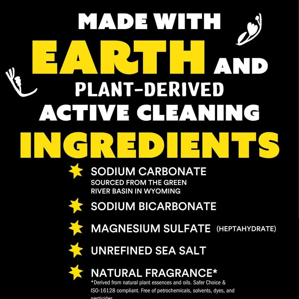 Original Laundry Detergent Powder Sensitive Skin Stain Fighting Effective Ingredients Eco Friendly Cruelty Free Deep Clean Easy