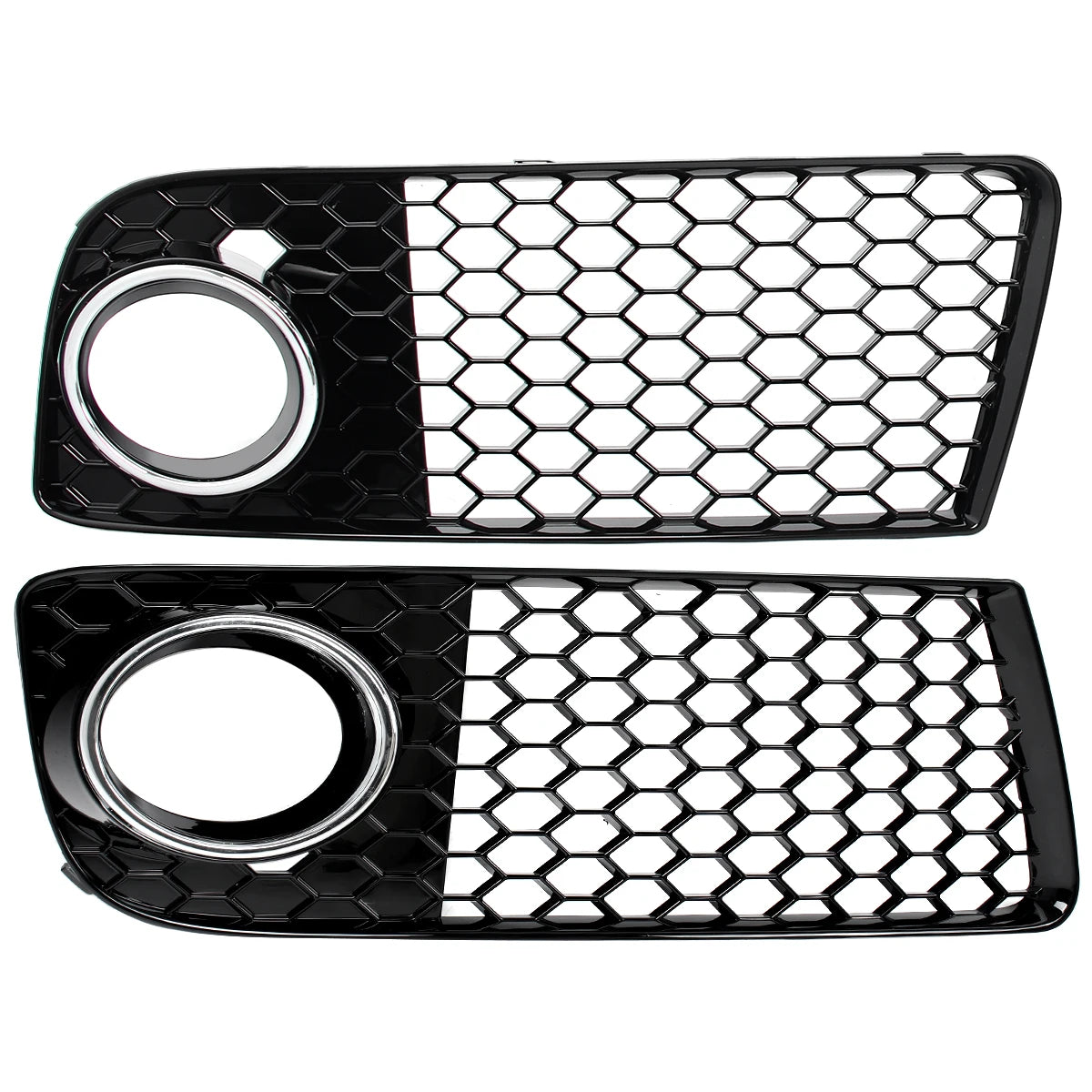 For Audi TT MK2 8J Front Bumper Fog Light Grills Honeycomb Mesh Lamp Cover 2010 2011 2012 2013 2014