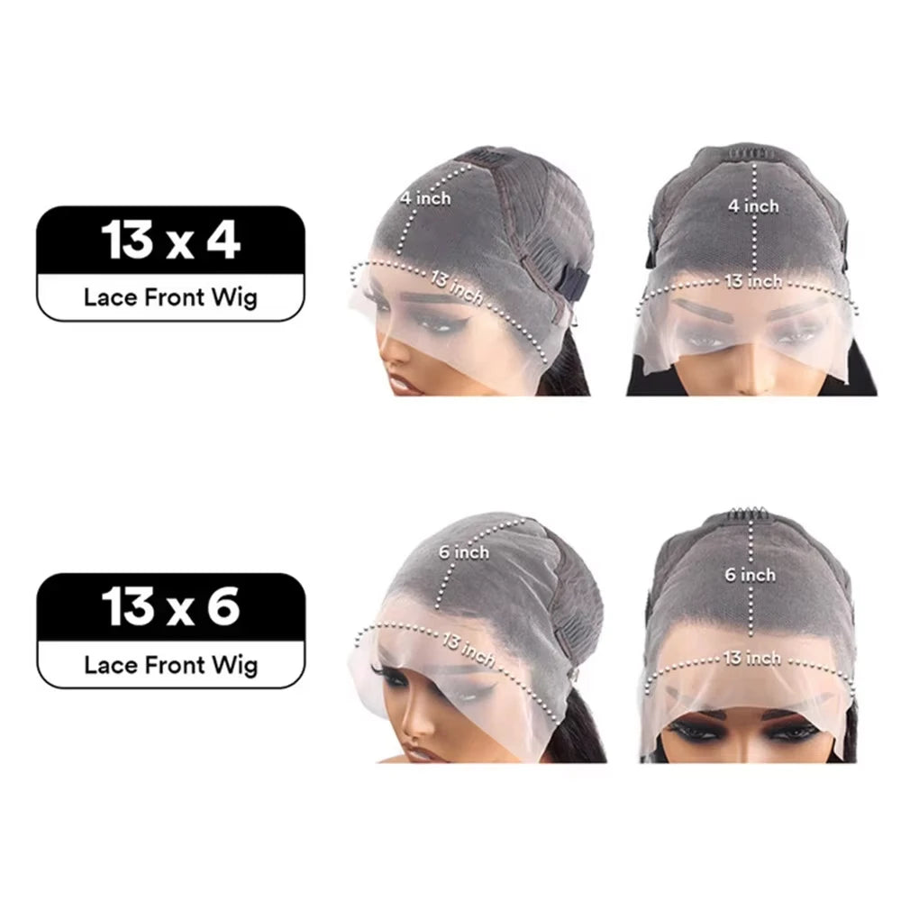 30 40 Inch Hd Body Wave Lace Front Wig Pre Plucked 13x4 13x6 Loose Wave Lace Frontal Wig 100% Human Hair Wigs On Clearance Sale