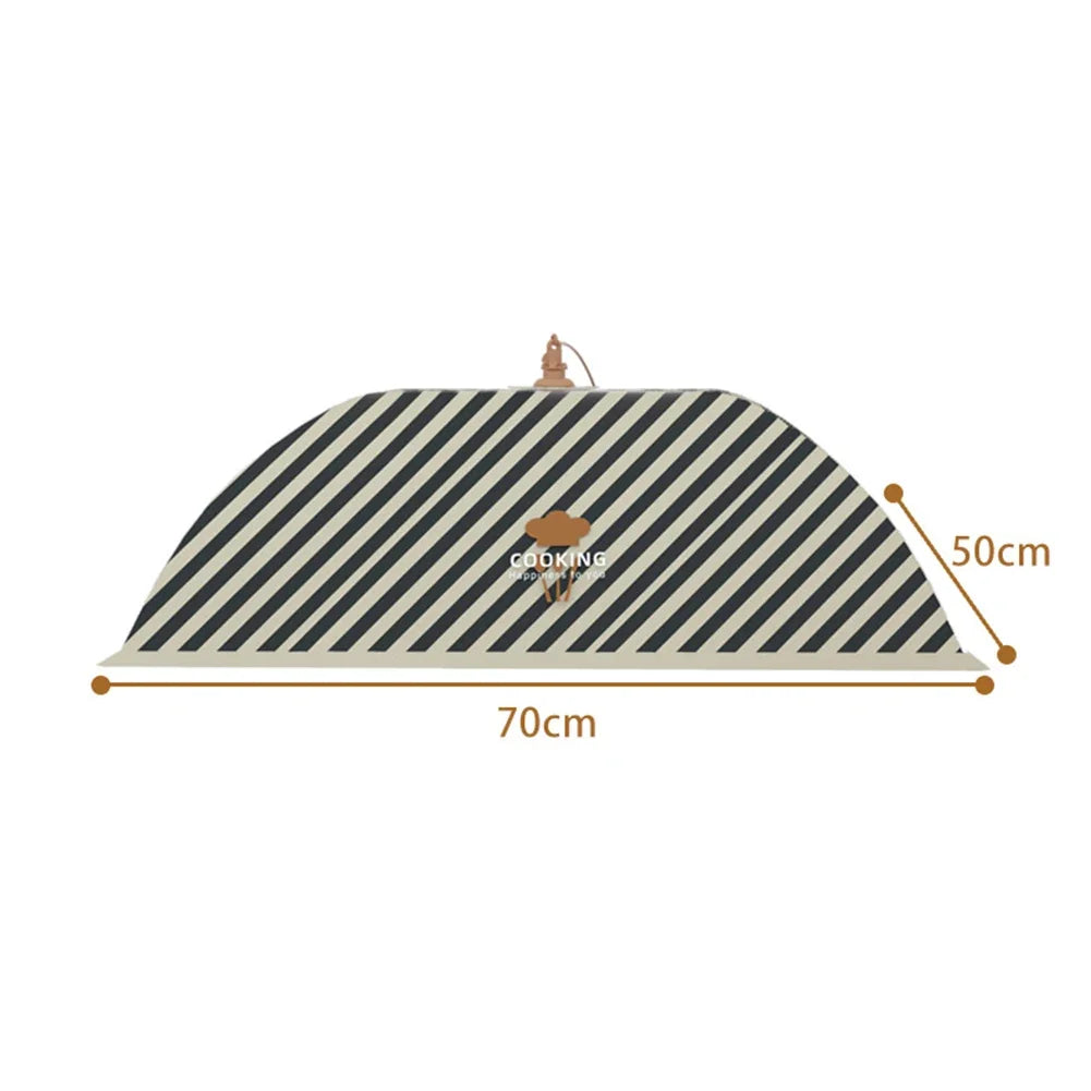 Portable Foldable Food Covers Umbrella Fine Mesh Breathable Anti Mosquito Meal Vegetable Fruit Cover Kitchen Gadget Accessories