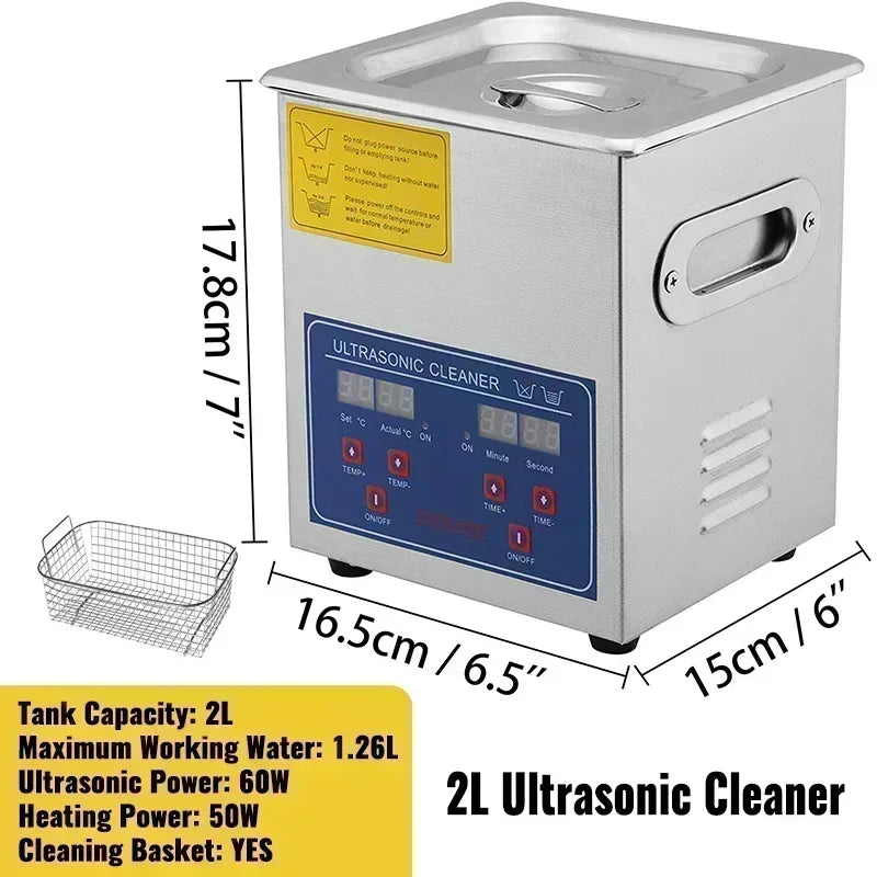 VEVOR 1.3L 2L 3L 6L 10L 15L 22L 30L Ultrasonic Cleaner Lave-Dishes Portable Washing Machine Diswasher Ultrasound Home Appliances