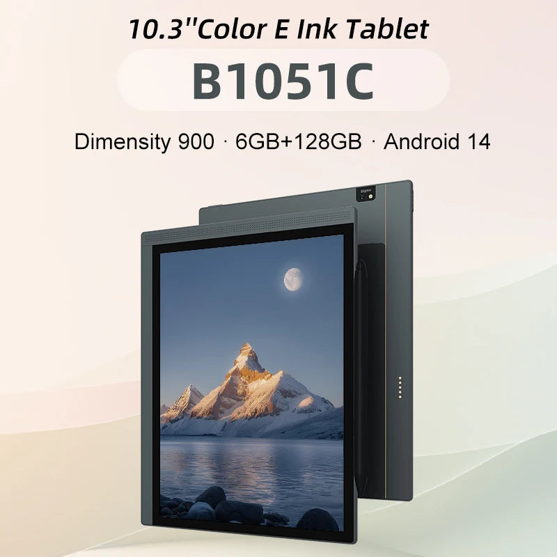 Bigme B1051C E Ink Screen Tablet 10.3 Inch Ebook Reader Dimensity 900 CPU 6GB RAM 128GB ROM Android 14 Google Play Support