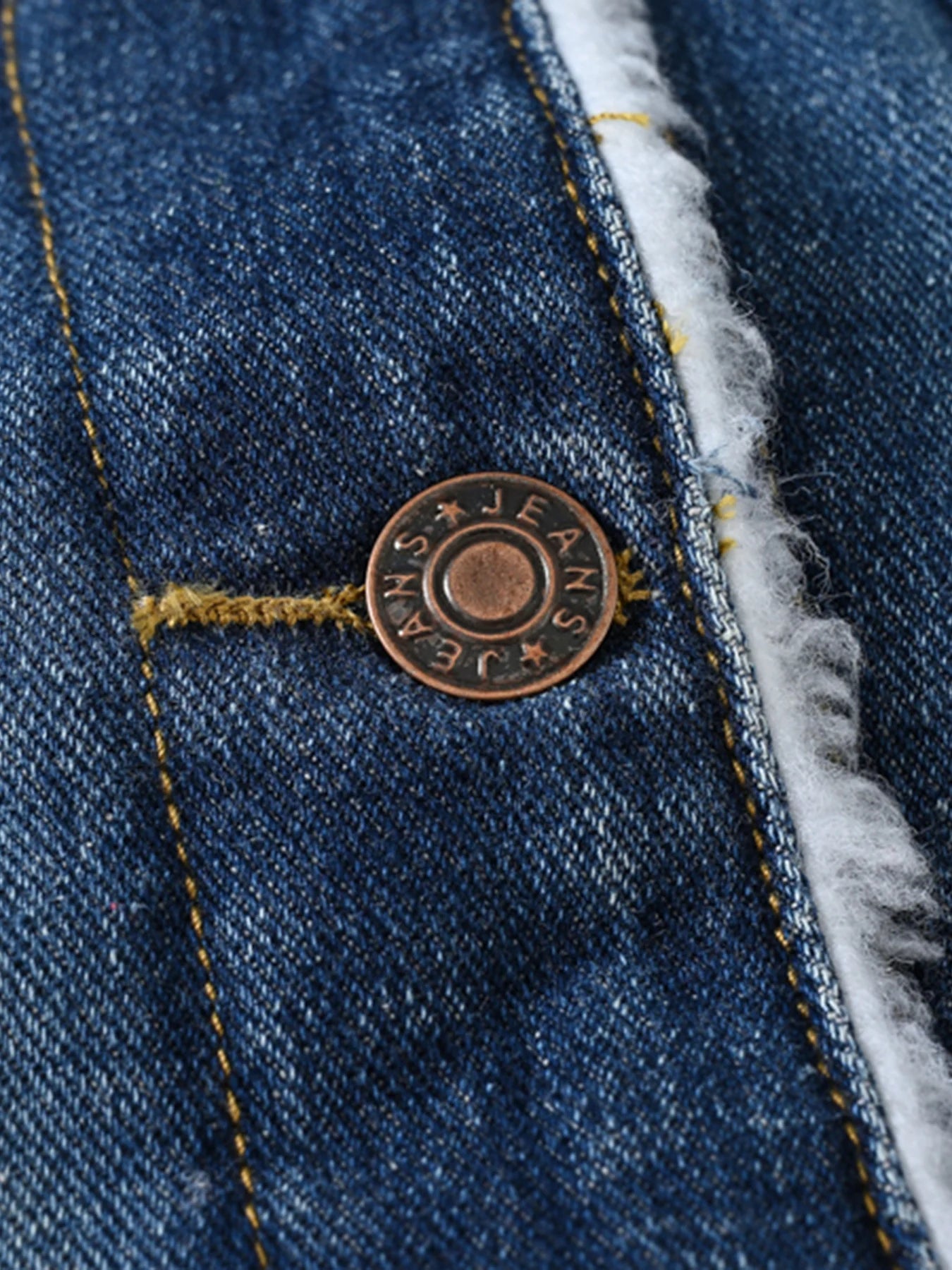 Women`s Sherpa Lined Fleece Warm Winter Denim Jean Sleeveless Jacket Waistcoat Button OuterwearTrendy Soft Vest