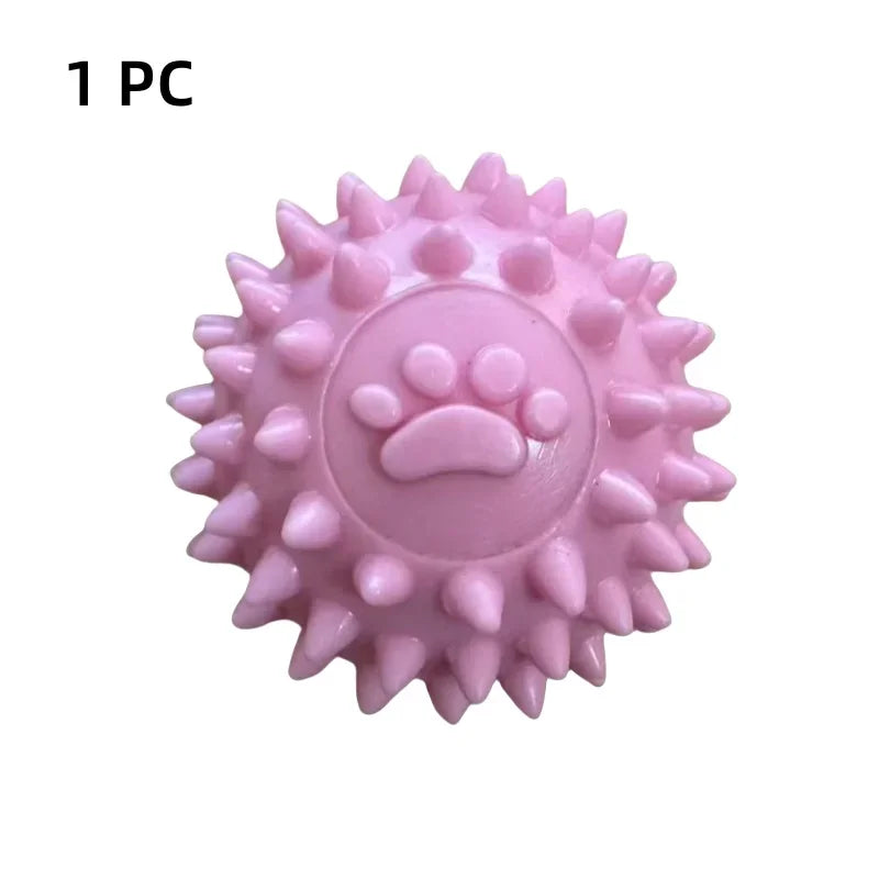 Pet Ball Toys Interactive Rubber Ball Chewing Toy for Small and Large Dogs and Cats Tooth Cleaning Pet Accessories
