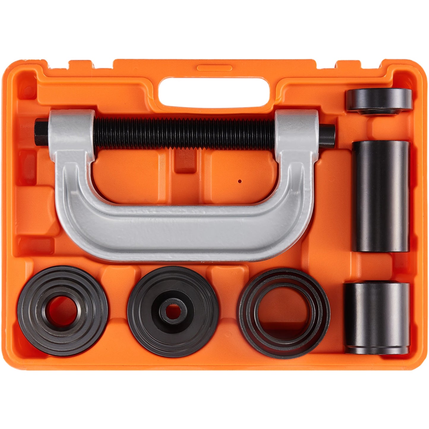 SucceBuy 25 Piece Ball Joint Press Kit C Press Ball Joint Tools Steel Brake Anchor Pins Press and Removal Tools with Case