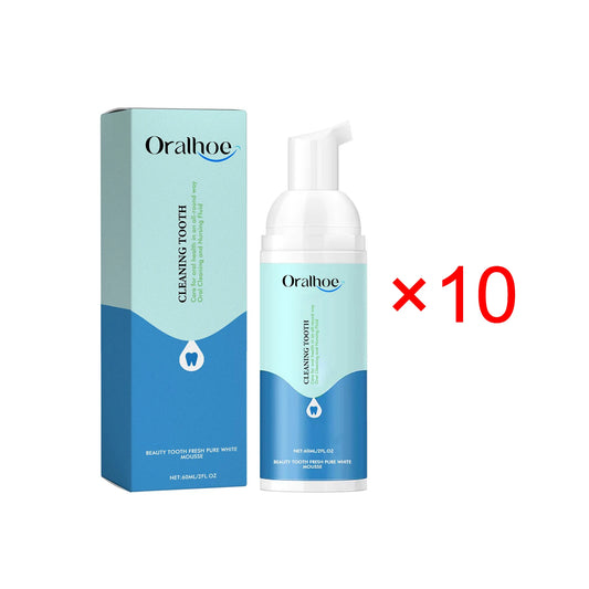 Beauty Tooth Fresh Pure White Mousse Teeth Whitening Fresh Breath Natural Ingredients Oral Health Improvement