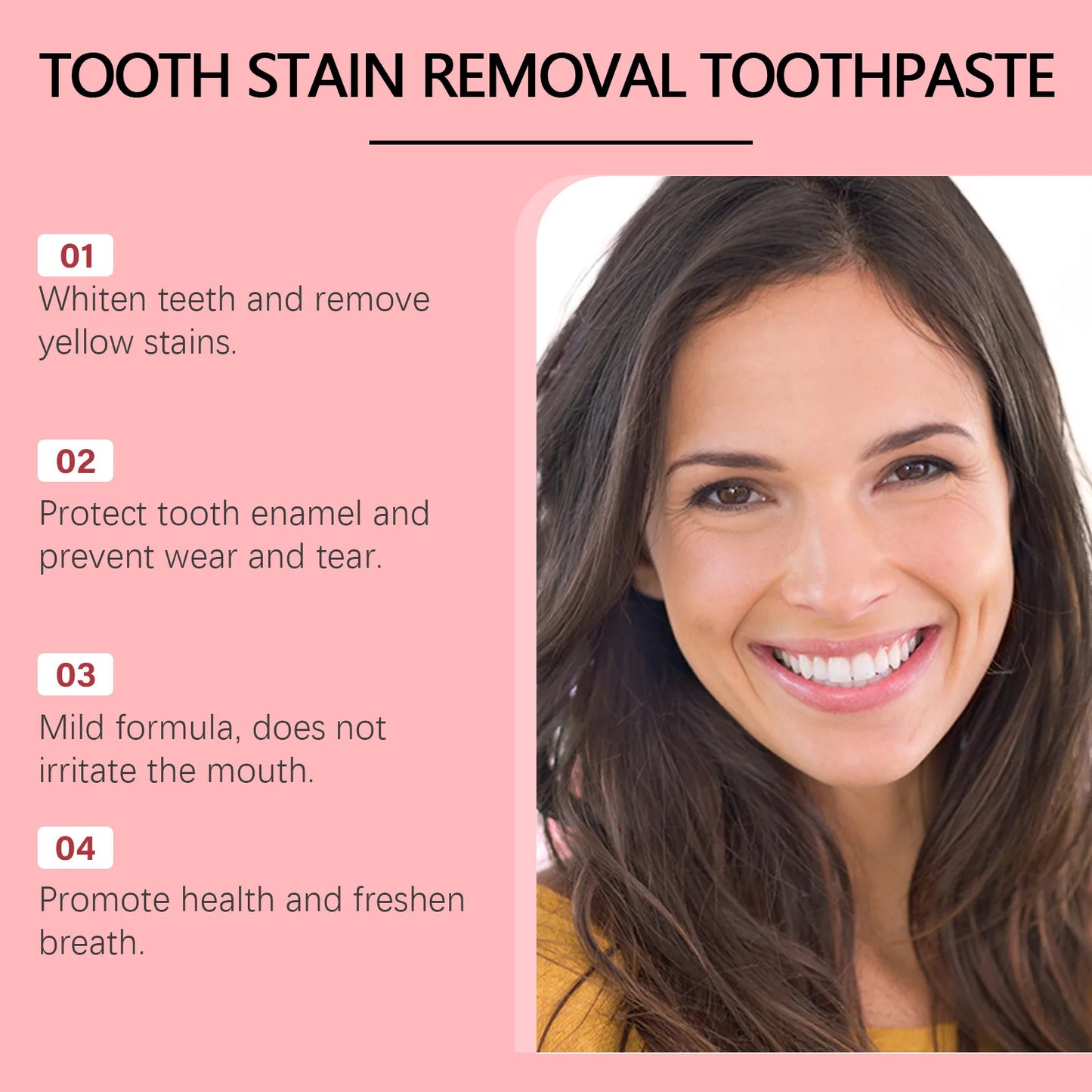 Oralhoe 100g SP4 Probiotic Brightening Toothpaste for Oral Hygiene Fresh Breath and Plaque Stain Removal