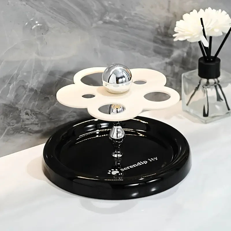 Simple And Creative Bathroom Shelf No Drilling Required For Washstand Comb Toothpaste