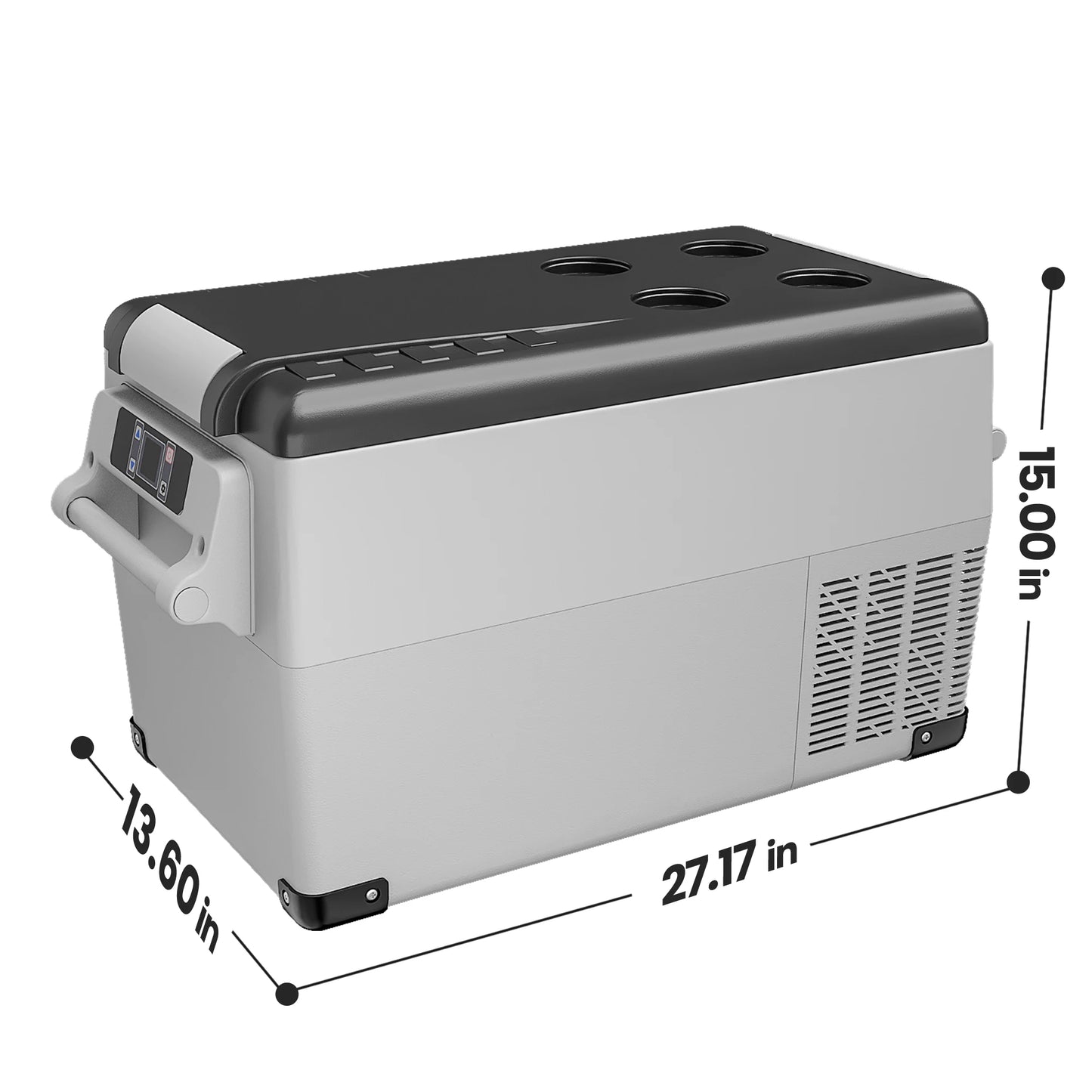 ICYGLEE 55/45/35L Car Refrigerator 12/24V DC Fridge Freezer Dual Zone APP Control Portable Compressor Cooler for Camping Travel