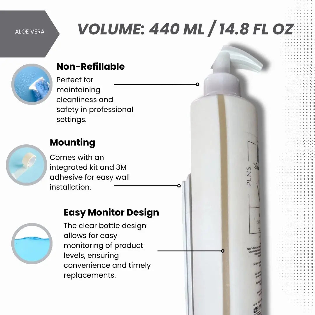 Roomsium Aloe Vera Set | Shampoo, Shower Gel & Liquid Soap | Hydrating & Hygienic Care (15 of Set)