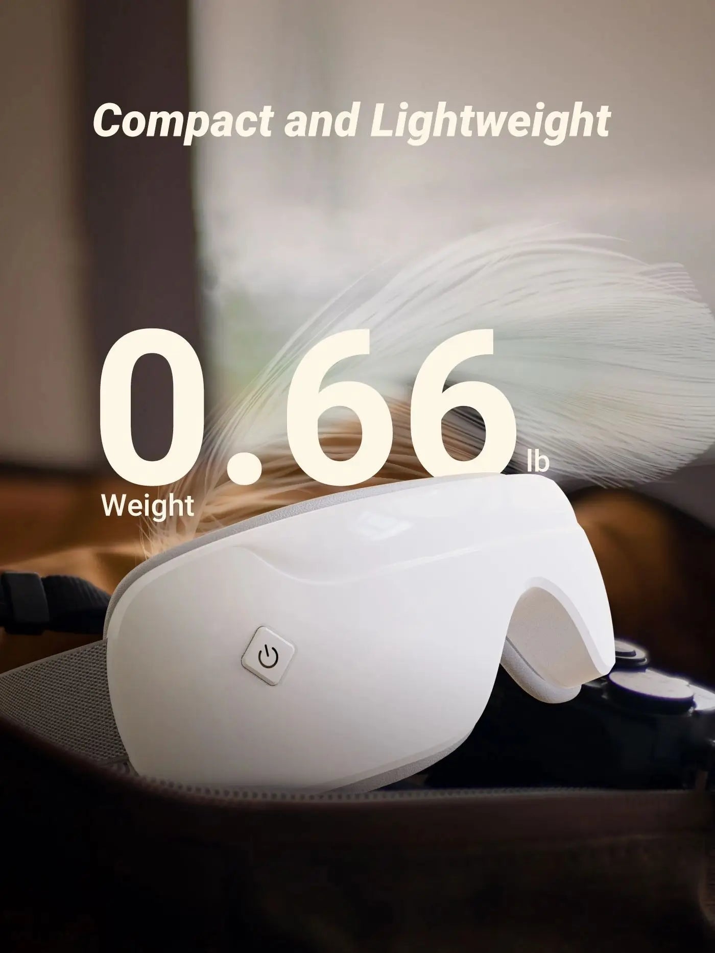 Merach Eye Massager with Heat Compression and Bluetooth Music Smart Eye Mask for Eye Care and Relaxation