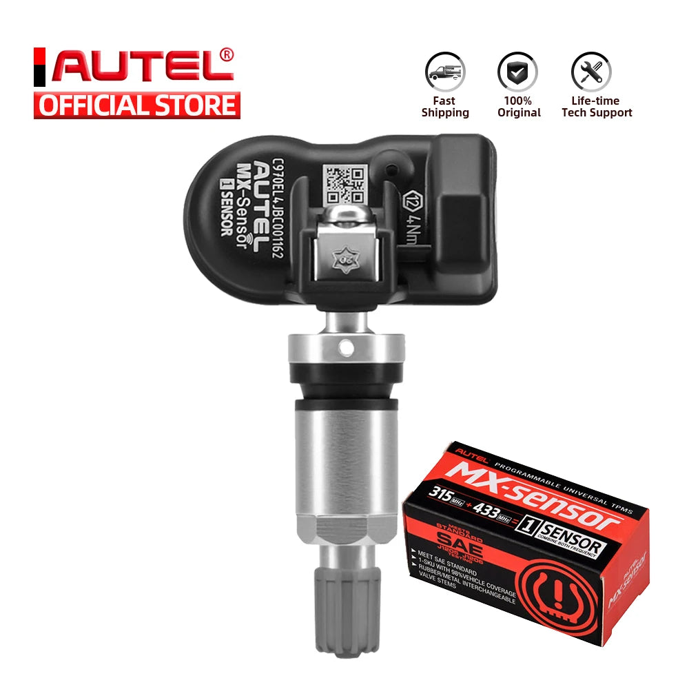 Autel MX Sensor 433 315 TPMS Mx Sensor Scan Tire Repair Tools Automotive Accessory Tire Pressure Monitor Tester Programmer