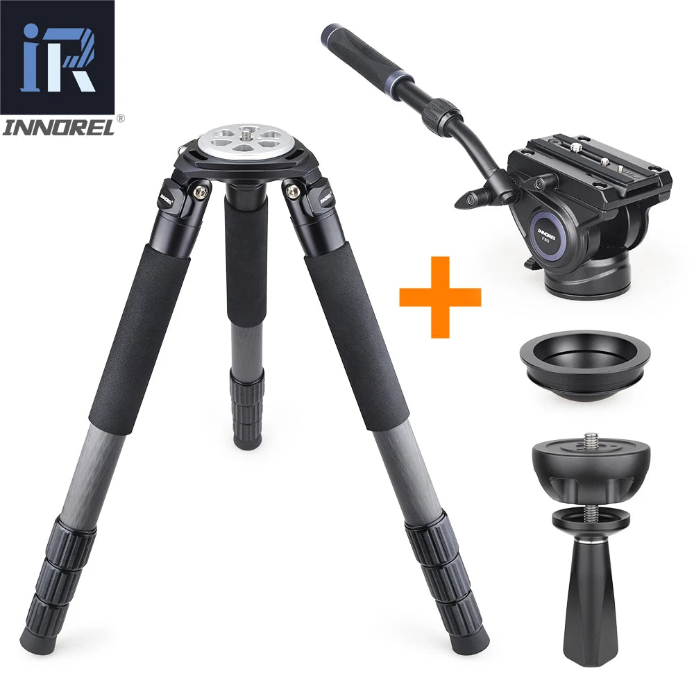 InnoRel RT90C Professional Heavy Duty Camera Tripod Ultra Stable Birdwatching Stand 40mm Leg Tube