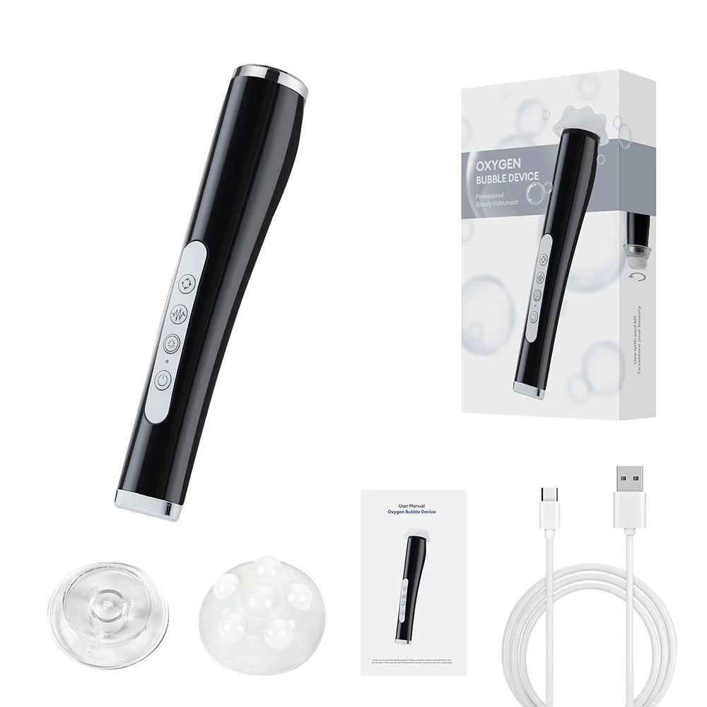 Oxygen Bubble Pen CO2 Portable Facial Machine CO2 Gel Skin Care Device Facial SPA Beauty Machine