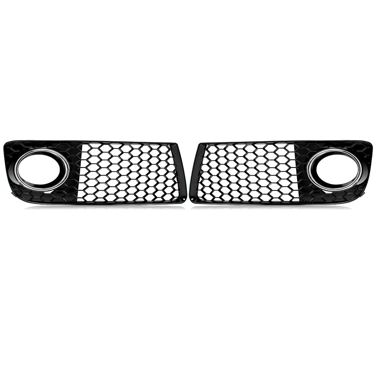 For Audi TT MK2 8J Front Bumper Fog Light Grills Honeycomb Mesh Lamp Cover 2010 2011 2012 2013 2014