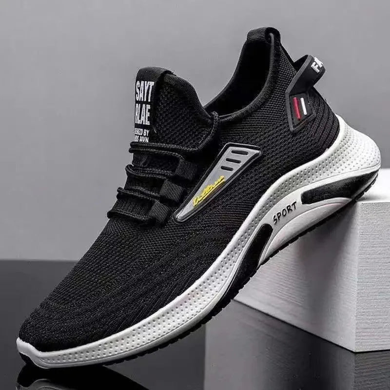 Men Casual Dress Sneakers Outdoor Comfort Lightweight Leisure Shoes Breathable Mesh Walking Shoes Soft Sole Sports Shoes