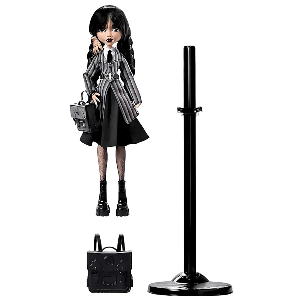 Girl In Black Statue Girls Sculpture With Backpack Table Collectible Decorations Gothic Style Desktop Ornaments For Kids And Adults
