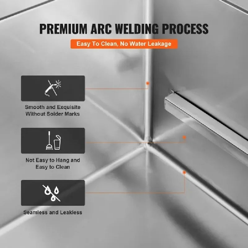 VEVOR 34 Inch Pet Dog Bathing Station with Ramp Professional Stainless Steel Dog Grooming Tub with Storage Drawer and Faucet