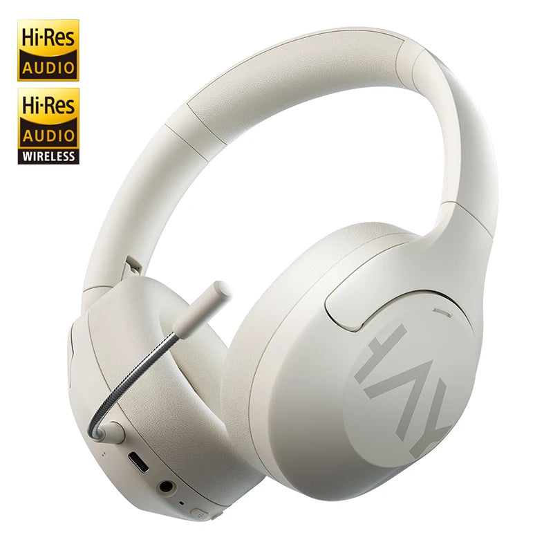 Haylou S30 Wireless Bluetooth 5.4 Headphones with 43dB Adaptive Noise Cancelling and 80H Playtime