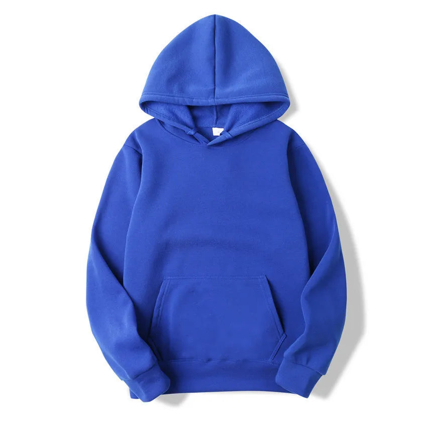 Spring Autumn Fashion Men's Women's Hoodie Casual Hoodies Pullovers Sweatshirts Men's Top Solid Color Hoodies Sweatshirt Male