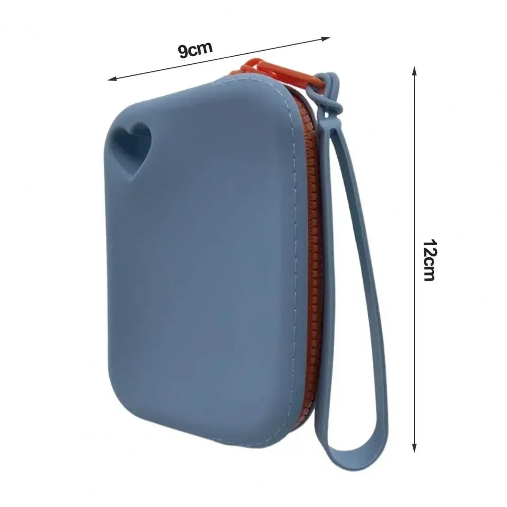 Silicone Dog Treat Pouch Portable Snack Pack Lightweight Odorless Attachable Belt Bag