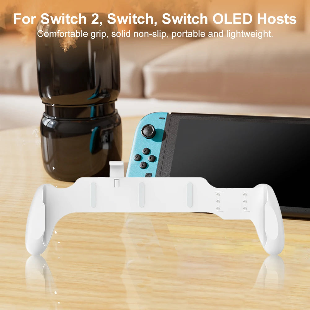For Switch 2 Case Handle Bracket Anti Slip Hand Grip Protective Cover Game Console Stand Grip Holder for Switch OLED