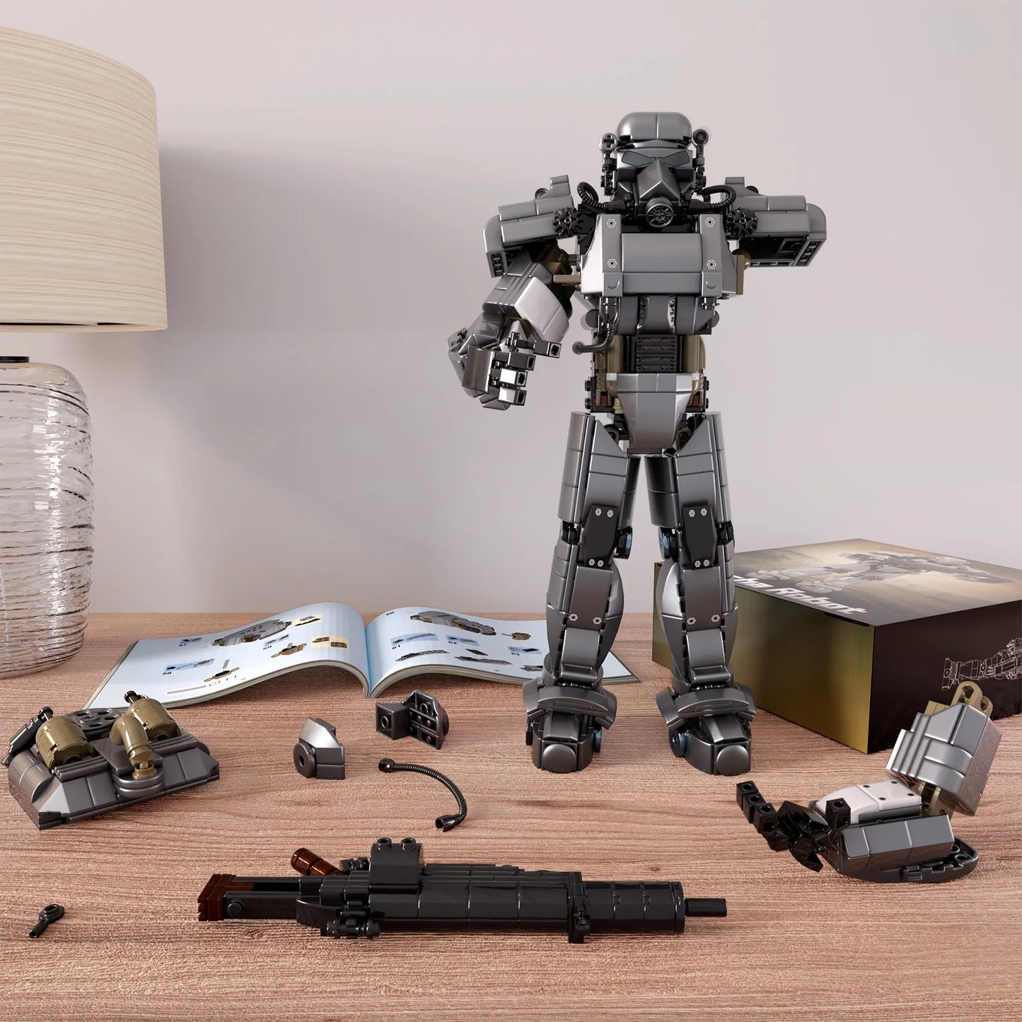 Mecha Robot Building Blocks Power Armor Model Kit Game Theme Mech Machine Figure Model Bricks Toys Gifts for Kids and Adults