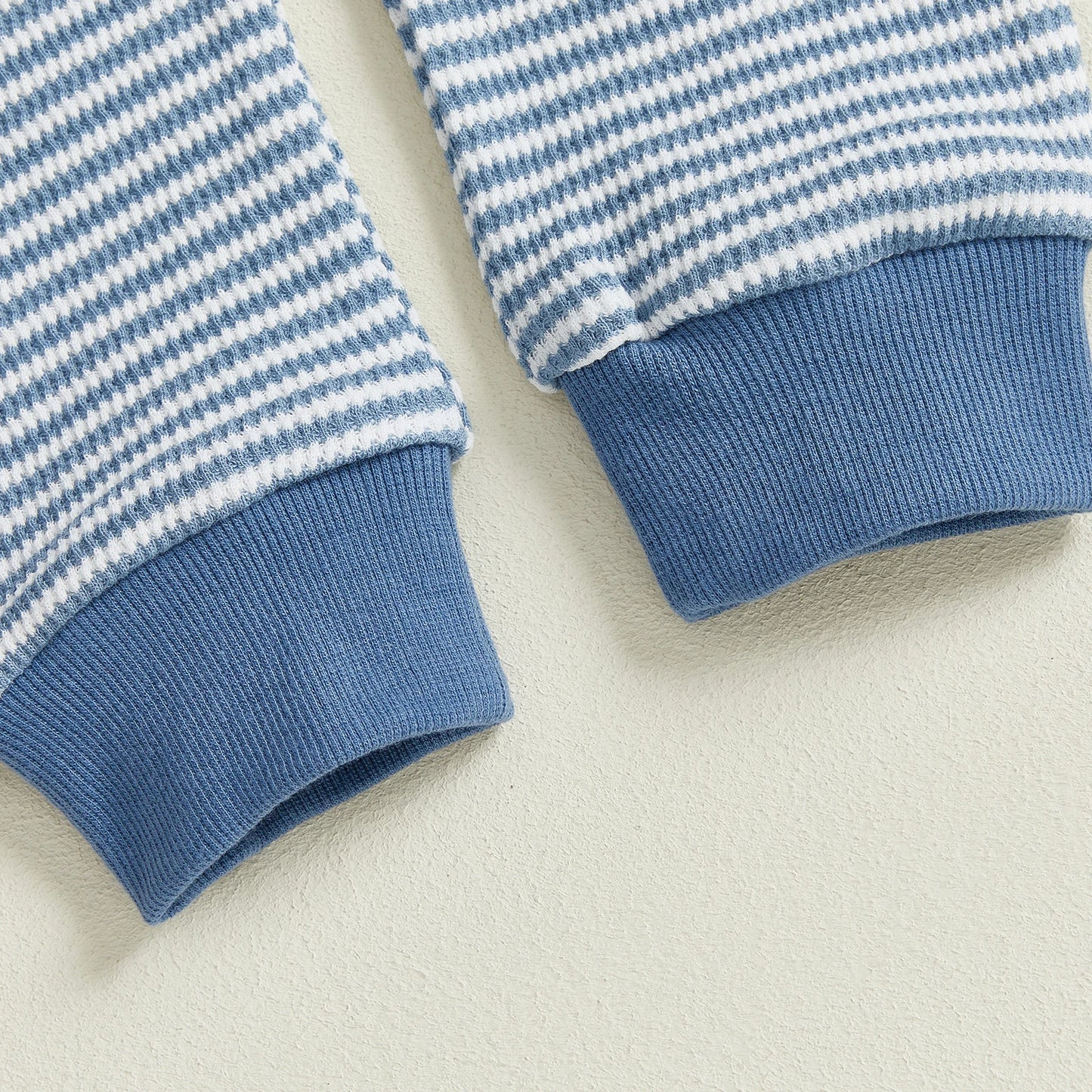 Autumn Toddler Boy  Outfits Stripe Long Sleeve Hoodies + Elastic Waist Long Pants 2 Pcs Set