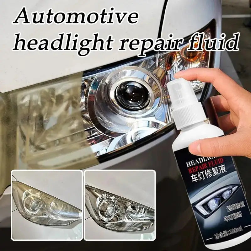 Auto Headlight Lens Restorer 100ml Professional Headlights Cleaner and Restoration Automotive Exterior Accessory