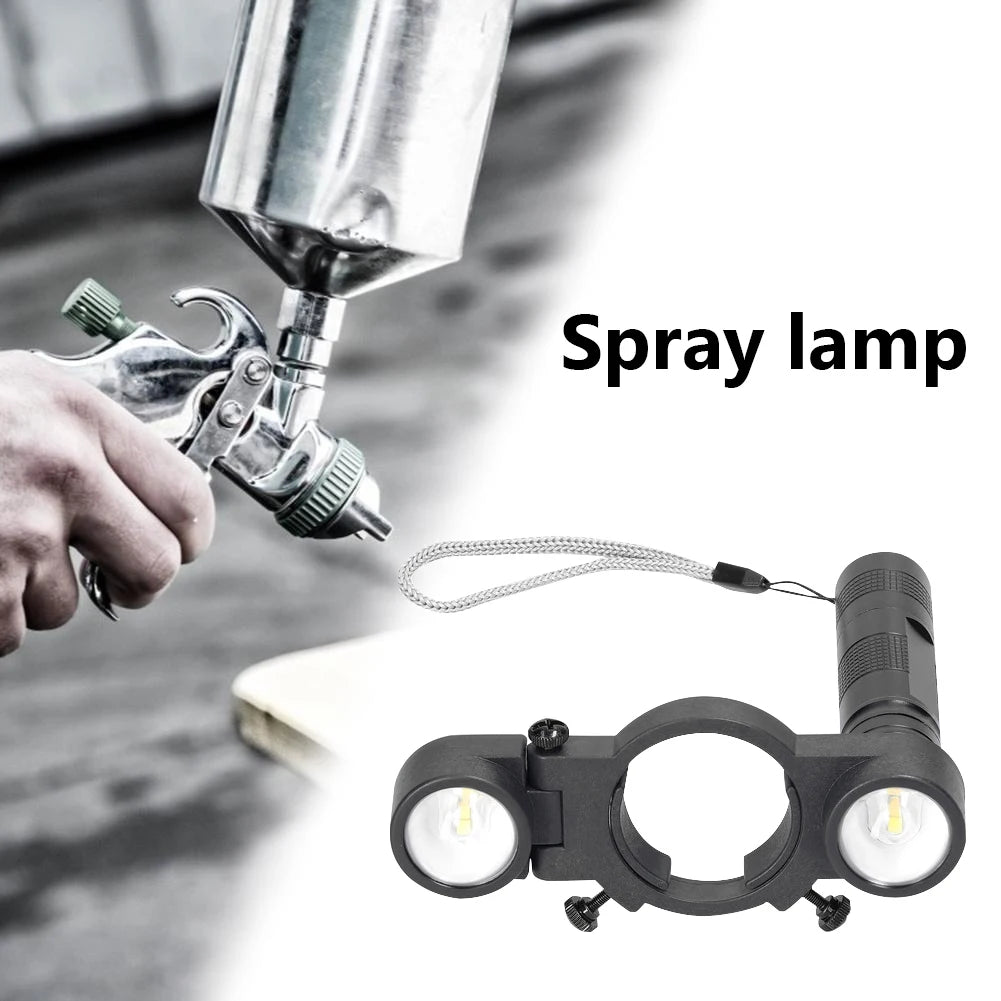 Universal Airbrush Working Lamp Battery Powered Spraying Airbrush Lighting Multifunctional Two Color Automotive Accessories