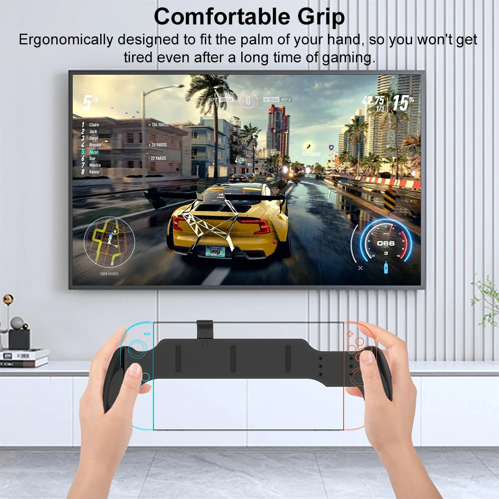 For Switch 2 Case Handle Bracket Anti Slip Hand Grip Protective Cover Game Console Stand Grip Holder for Switch OLED