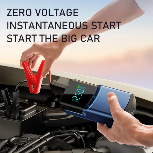 Portable Car Jump Starter with Air Compressor 10400mAh Car Battery 12V Car Jump Box