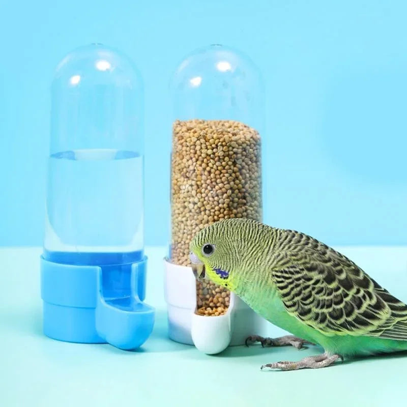 Hanging Pet Feeder Squirrel Parrot Water Dispenser Bird Food Box Cage Accessories
