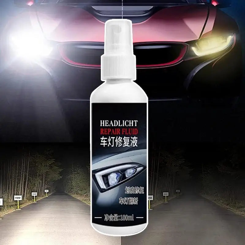 Auto Headlight Lens Restorer 100ml Professional Headlights Cleaner and Restoration Automotive Exterior Accessory