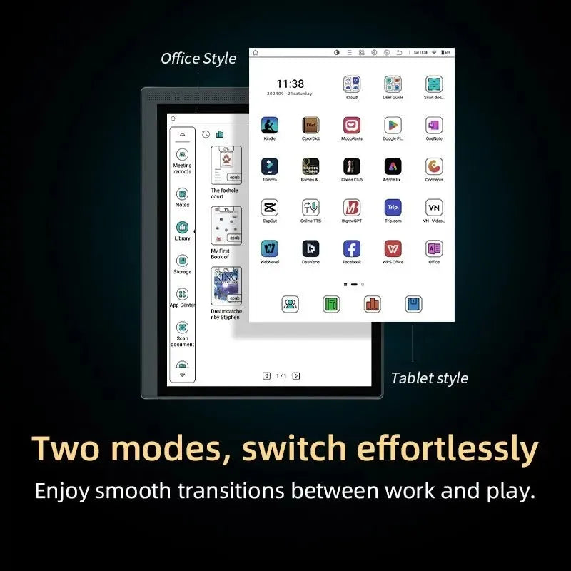 Bigme B1051C E Ink Screen Tablet 10.3 Inch Ebook Reader Dimensity 900 CPU 6GB RAM 128GB ROM Android 14 Google Play Support