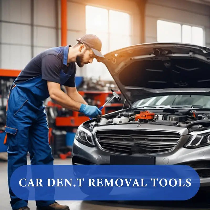 Ding Hammer Tools Tap Down Tools With 15 Heads Vehicle Damage Removal Set For Quick Fix Automotive Accessories For Trucks