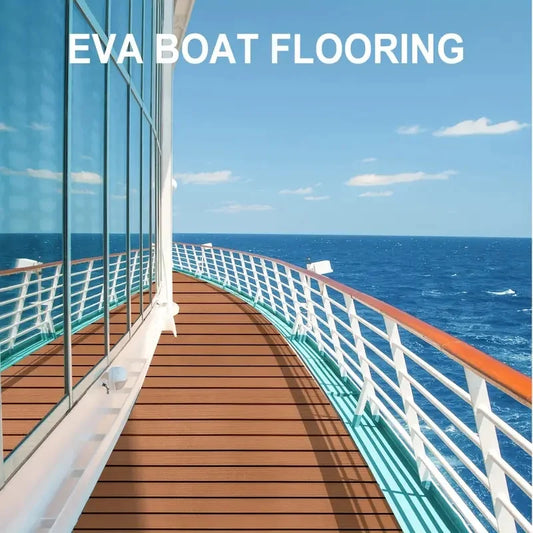 3 Size Faux Teak Marine Flooring EVA Foam Anti-Slip  Decking Sheet Boat Accessories EVA Foam Boat Mat Sheet Boat