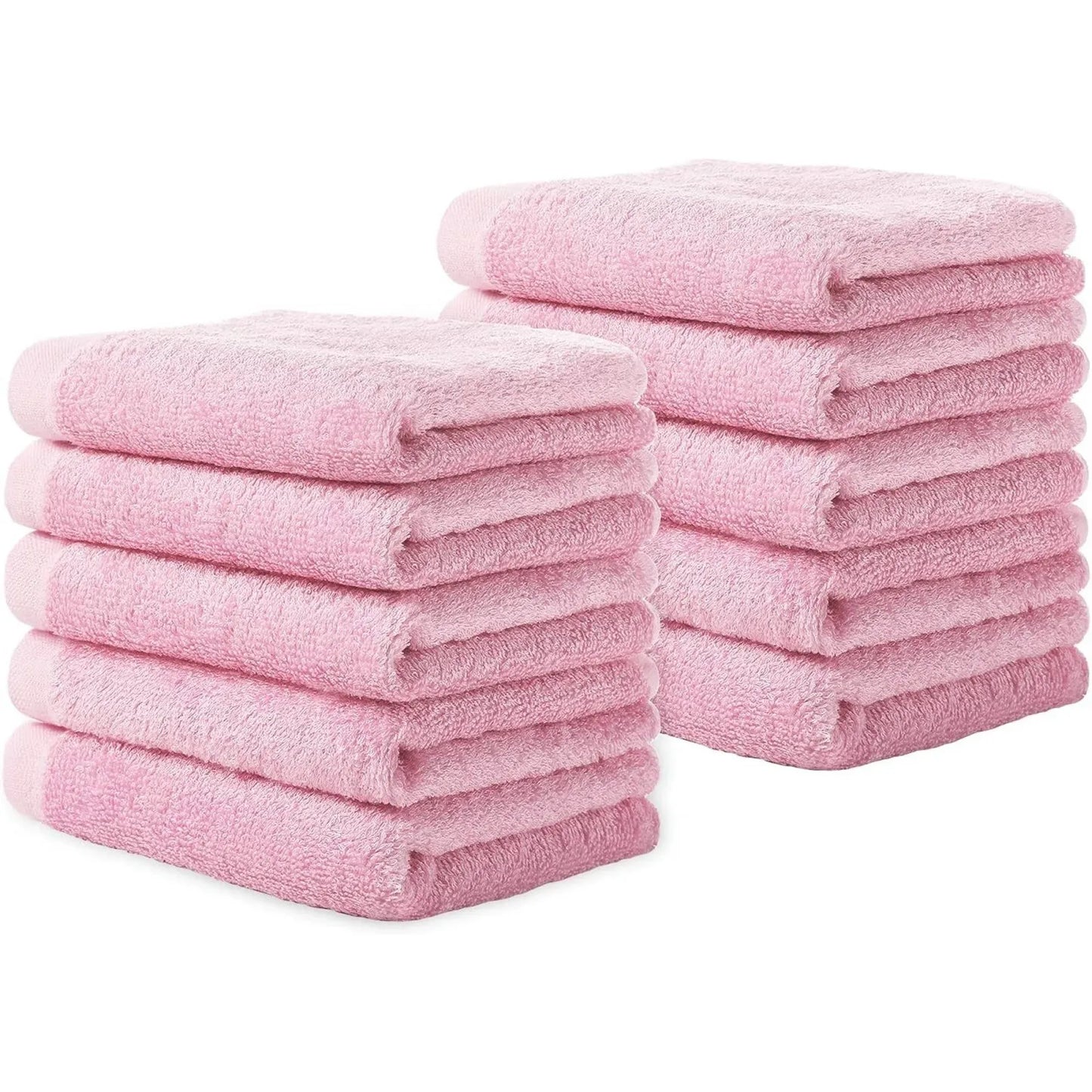 Bath Towel Set 10 Pack Baby Bath Towels For Bathroom - Hotel - Spa - Kitchen Multi-Purpose Finger Towels And Face Towels