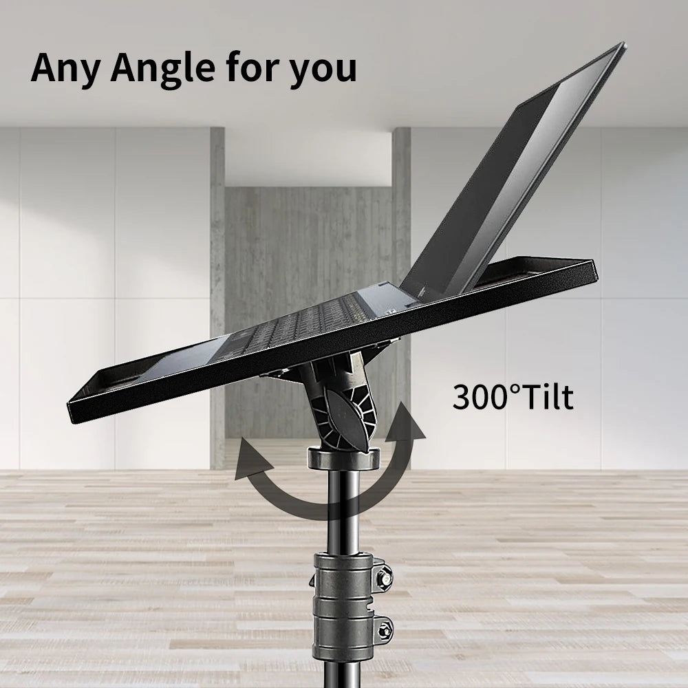 145cm Projector Tripod Stand Adjustable Height 23 to 63 Inches Professional Laptop Tripod for Outdoor Studio Use