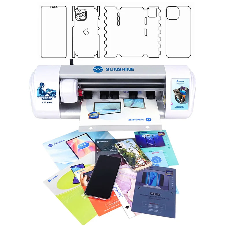 Y22 Plus Unlimited Film Cutting Machine Intelligent Display Screen WiFi and Bluetooth Connection Supports Films Up to 16 Inches