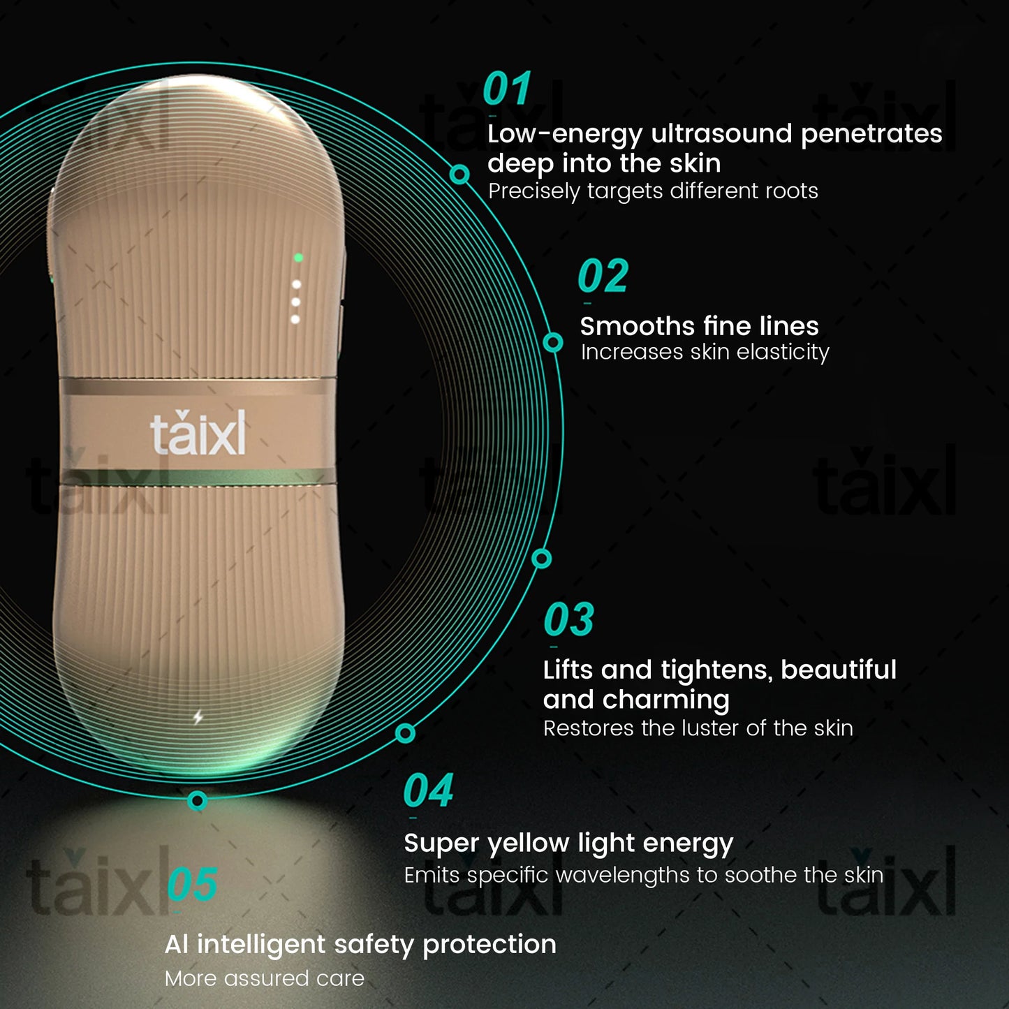 2025 Taix Handheld Beauty Device for Skin Tightening Lifting and Wrinkle Reduction