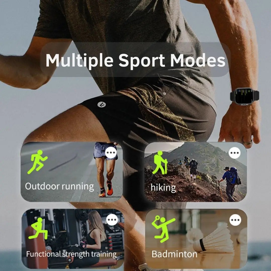 D8 2-In-1 Smartwatch And Earbuds NFC Music Control Sleep Monitor Fitness Tracker For iPhone And Android