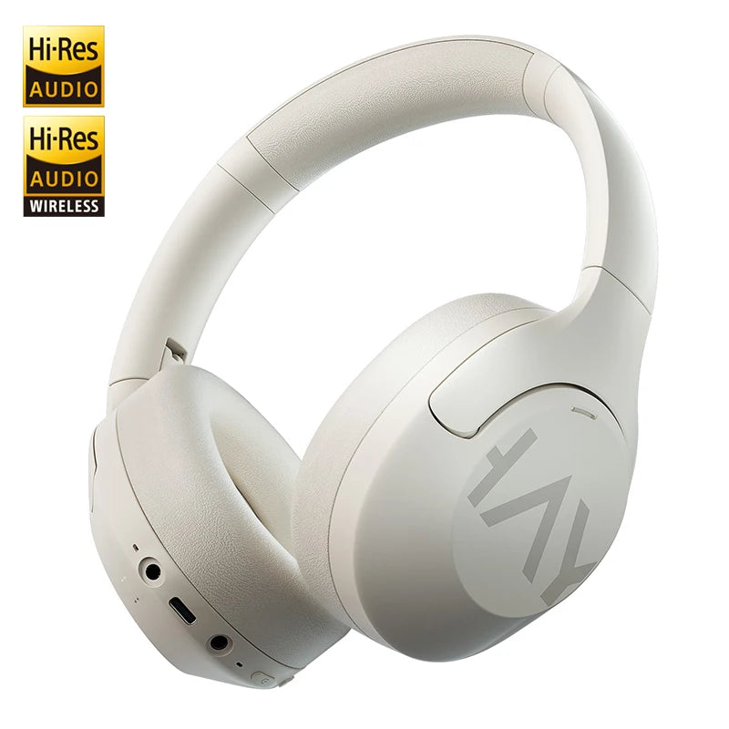 Haylou S30 Wireless Bluetooth 5.4 Headphones with 43dB Adaptive Noise Cancelling and 80H Playtime