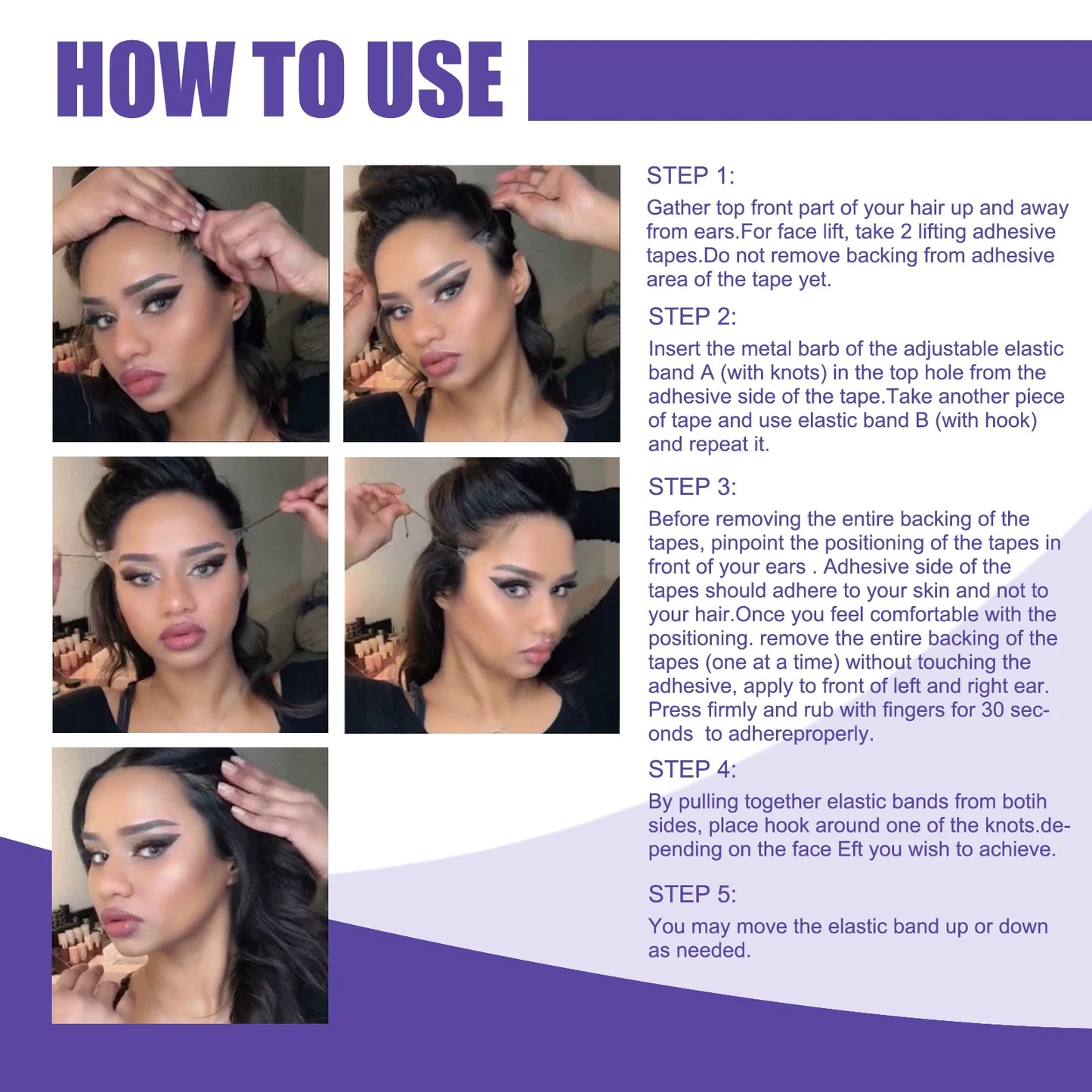 Facial Invisible Lifting Patch V Face Lifting and Shaping Device Tighten Skin Shrink Chin Fade Fine Lines Facial Care Tool