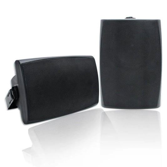 Herdio 2PCS 400W 6.5 Inch Passive Outdoor Speakers Wired Waterproof 2 Way Wall Mounted Speakers With Powerful Bass For Patio Home